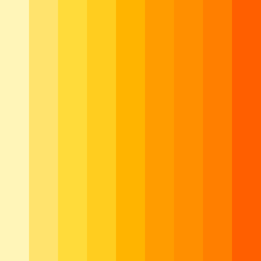 Download warm yellow color palette PNG image (square)