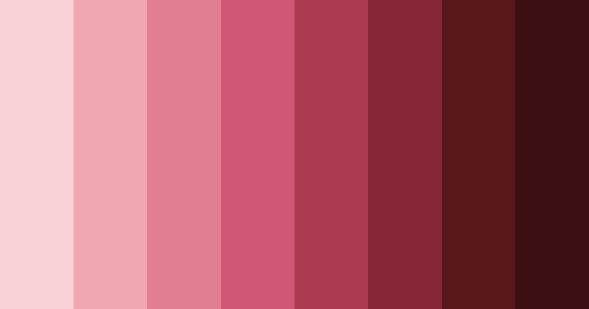 Download shades of blush brown color palette PNG image (landscape)