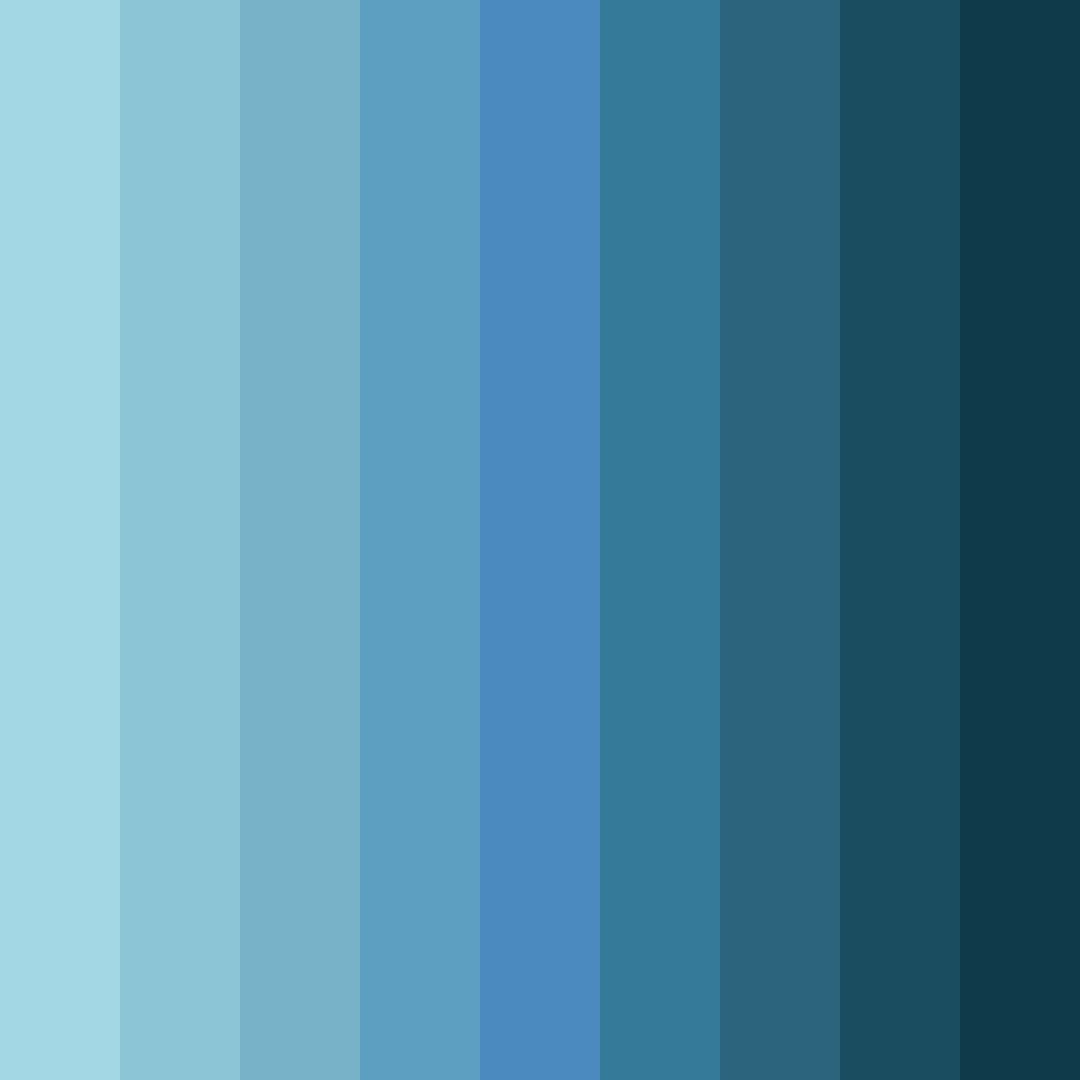 Download oceanic serenity color palette PNG image (square)