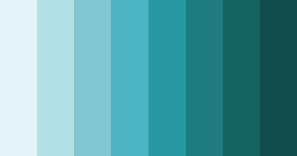 Download turquoise technology color palette PNG image (landscape)