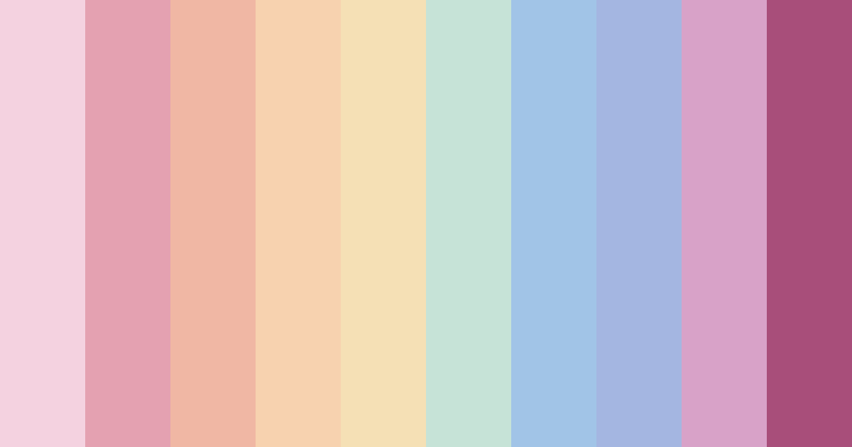 Download whispers of spring color palette PNG image (landscape)