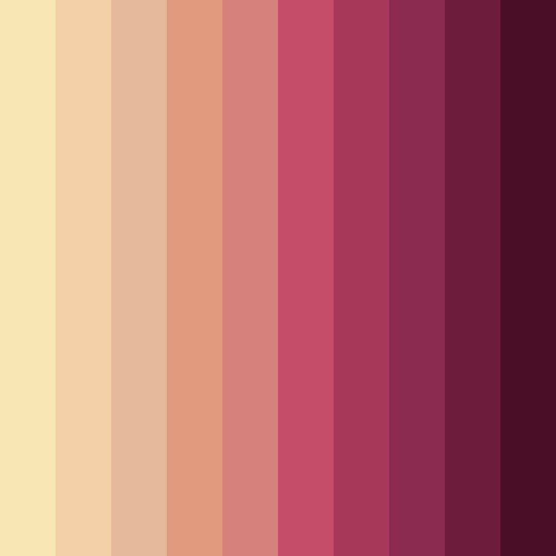 Download crimson dusk color palette PNG image (square)