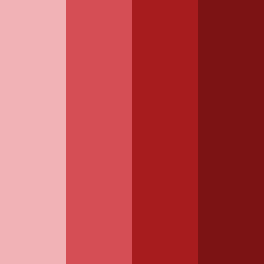 Download crimson shades color palette PNG image (square)