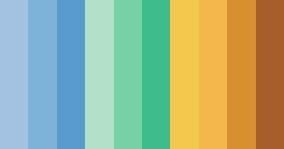 Download oceanic harmony color palette PNG image (landscape)