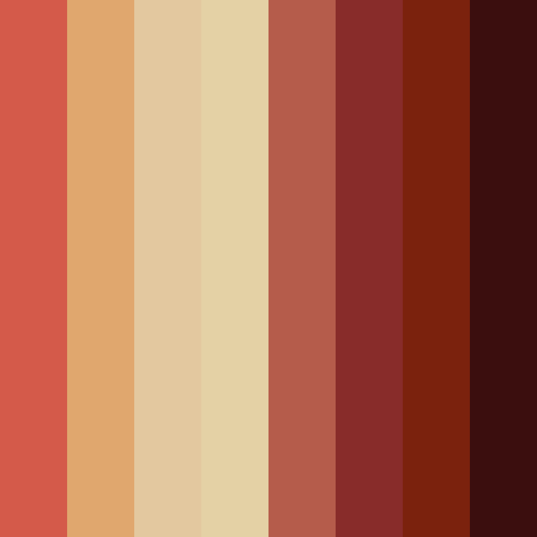 Download crimson harvest color palette PNG image (square)