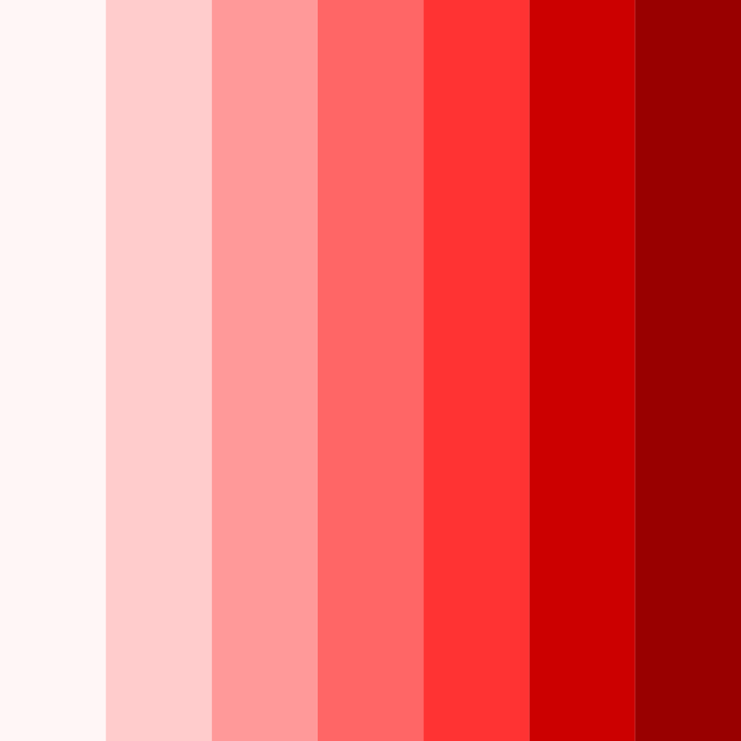 Download red shades color palette PNG image (square)