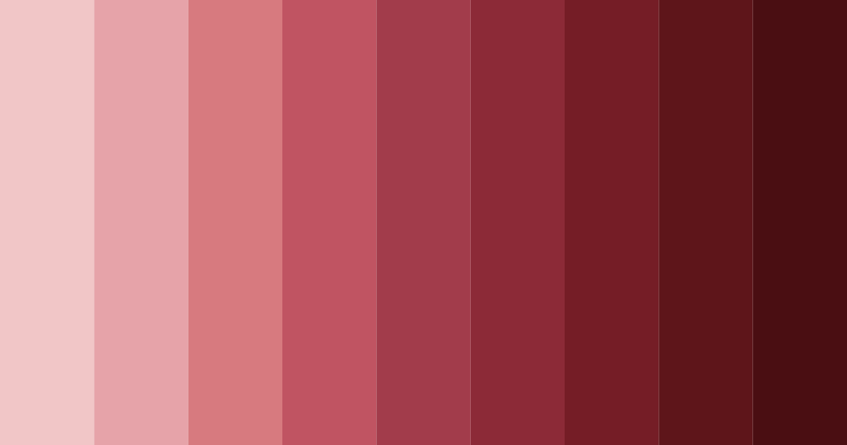 Download deep burgundy color palette PNG image (landscape)