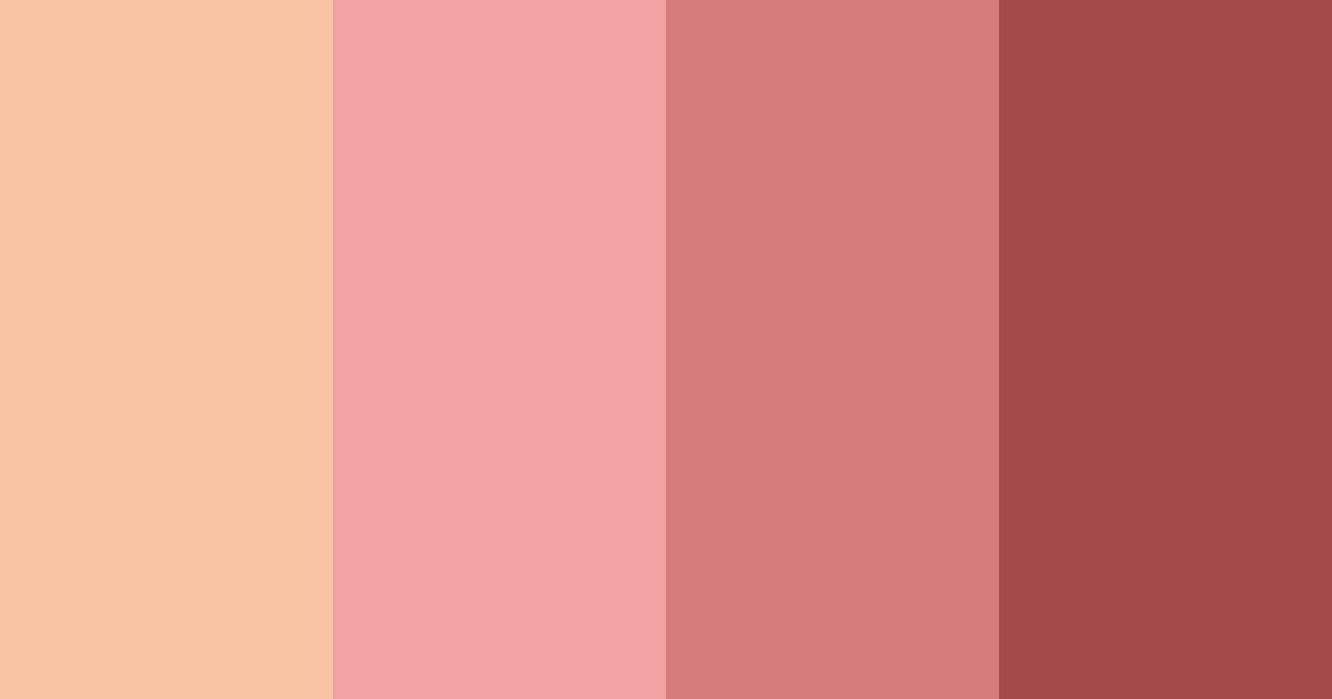Download blushing embers color palette PNG image (landscape)