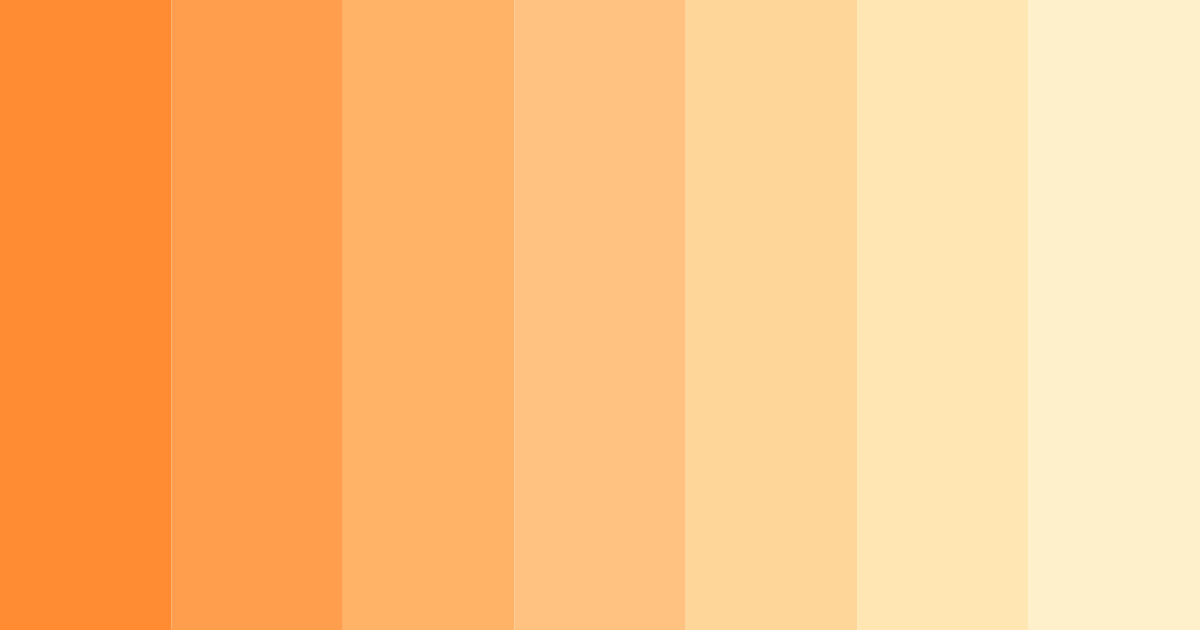 Download orange sunset color palette PNG image (landscape)