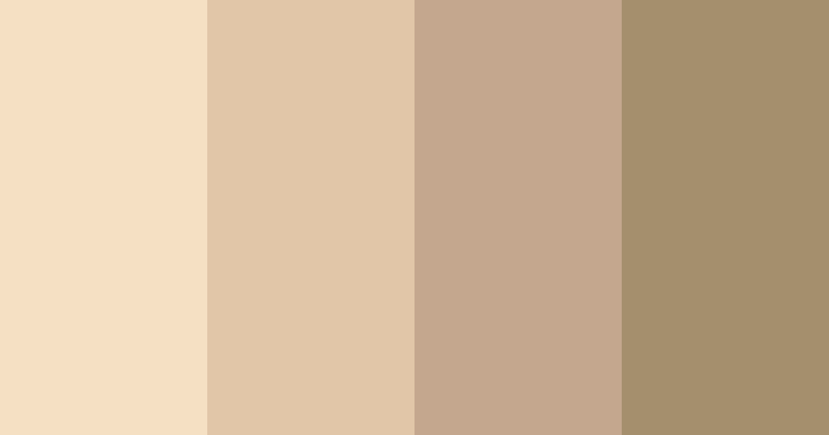 Download sandy embrace color palette PNG image (landscape)