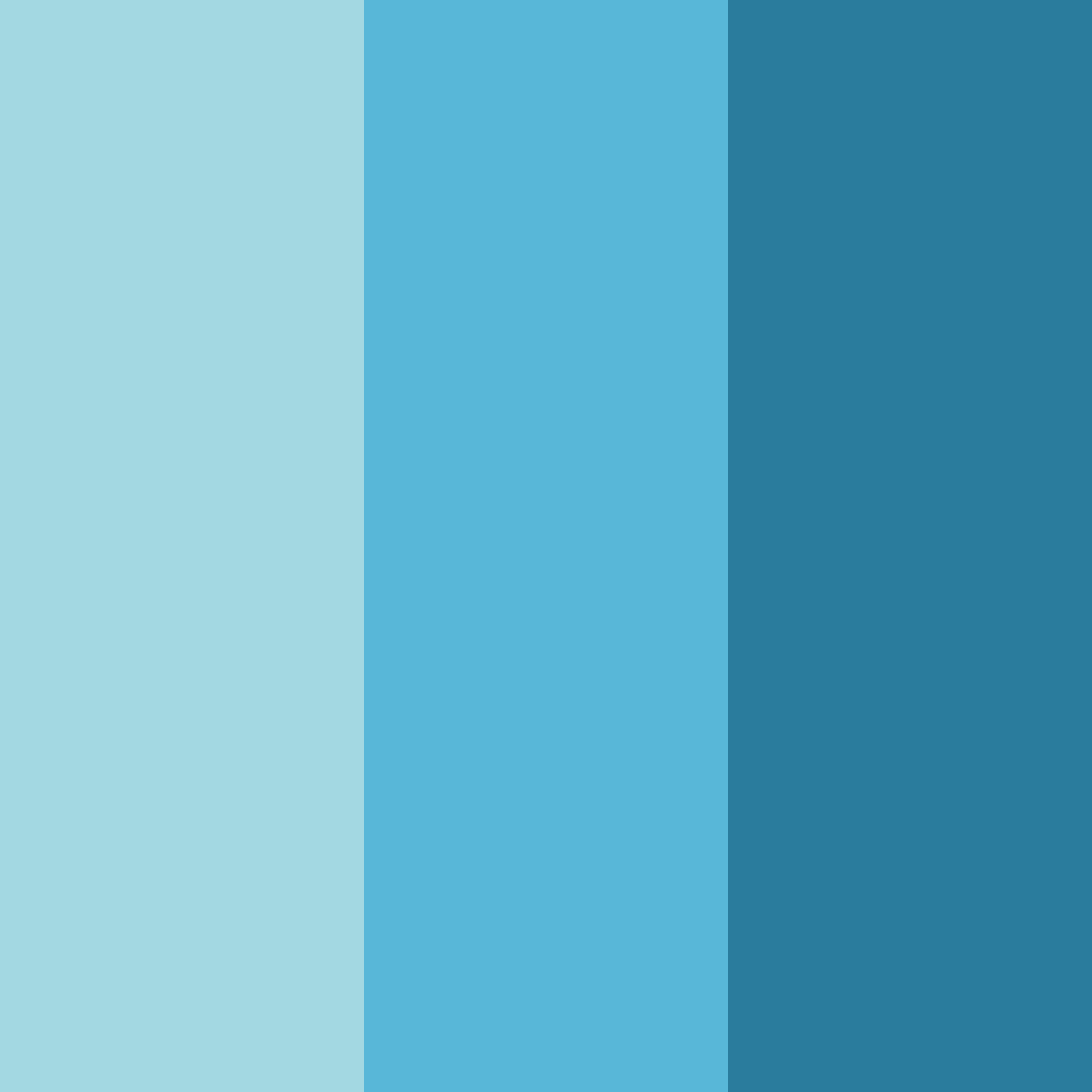 Download cyber ocean color palette PNG image (square)