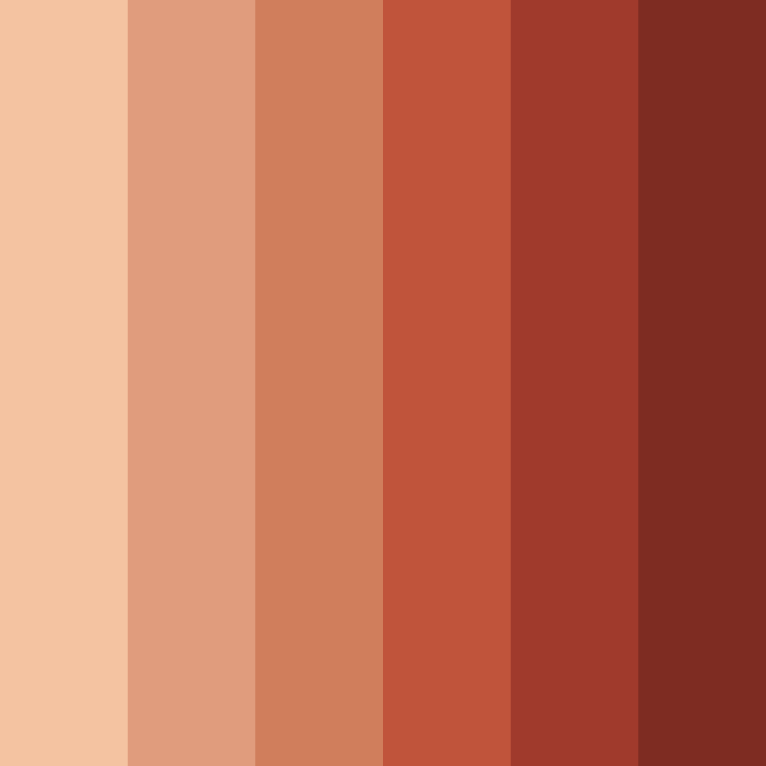 Download rustic ember color palette PNG image (square)