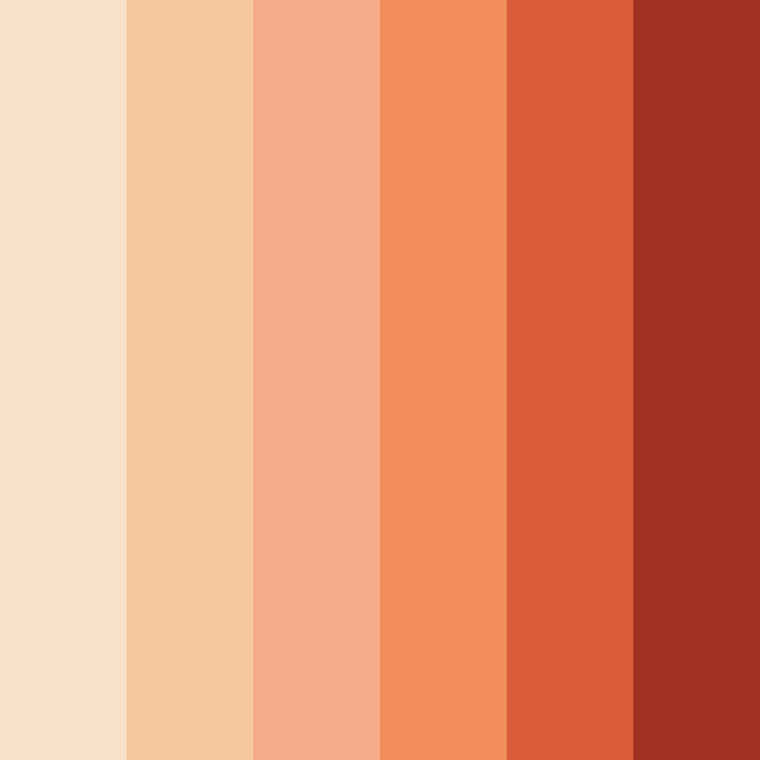 Download coral wohooo color palette PNG image (square)