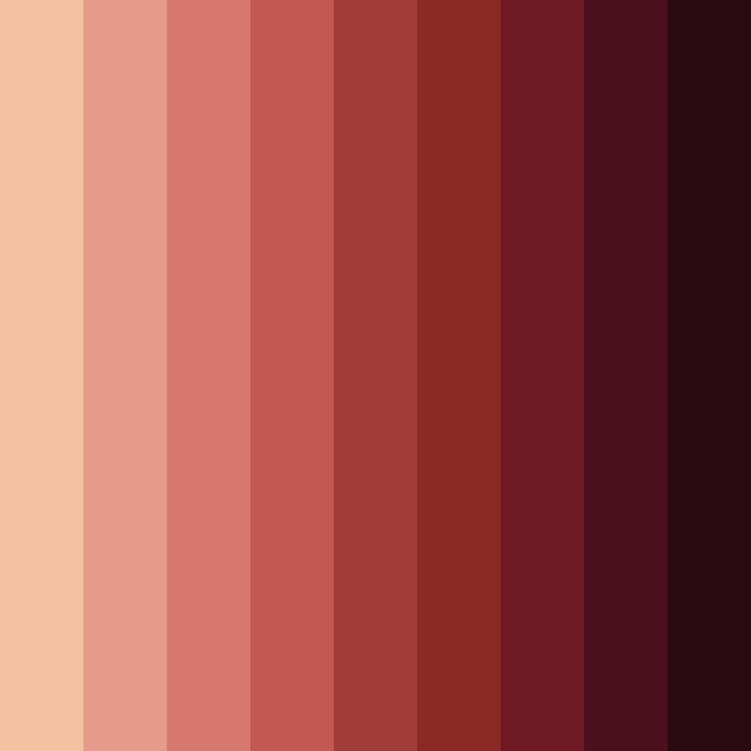 Download brown and red elegance color palette PNG image (square)