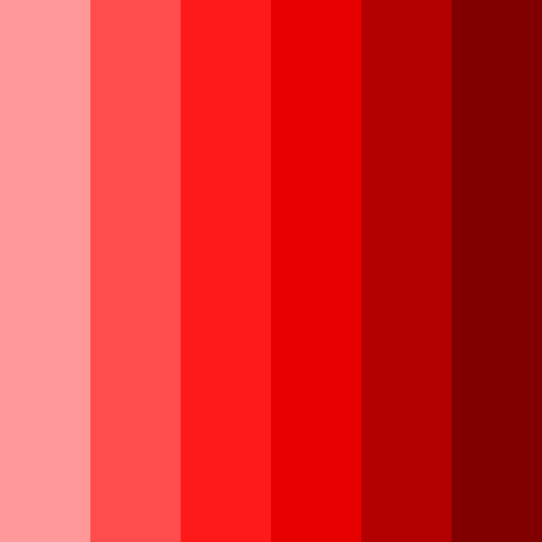 Download shades of red color palette PNG image (square)