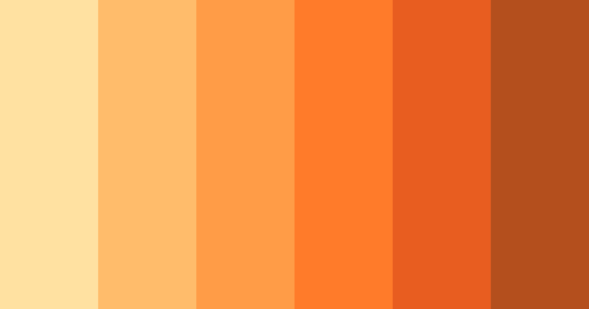 Download apricot sunset color palette PNG image (landscape)