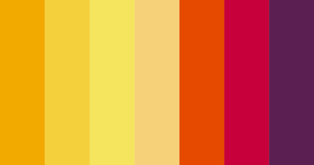 Download bouncy bliss color palette PNG image (landscape)
