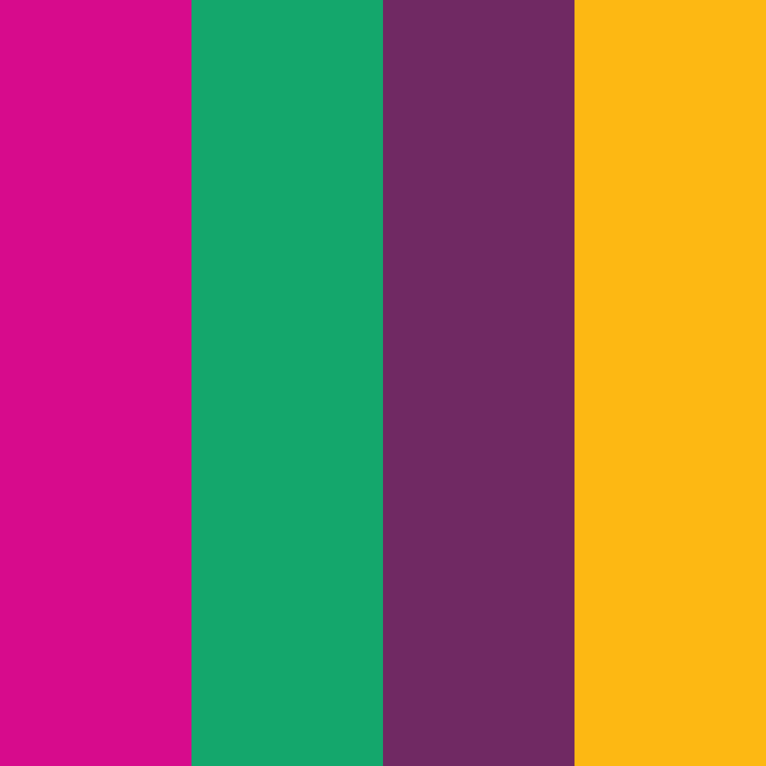 Download vibrant candy mix color palette PNG image (square)