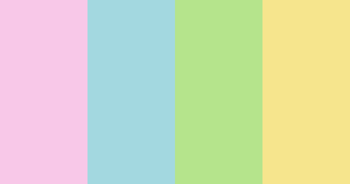 Download spring serenade color palette PNG image (landscape)