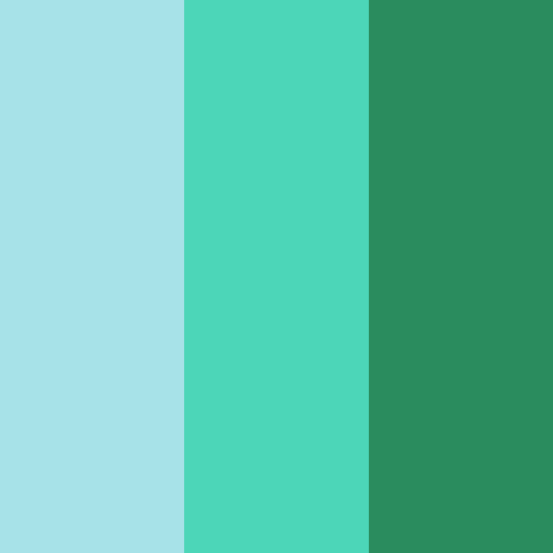 Download turquoise breeze color palette PNG image (square)