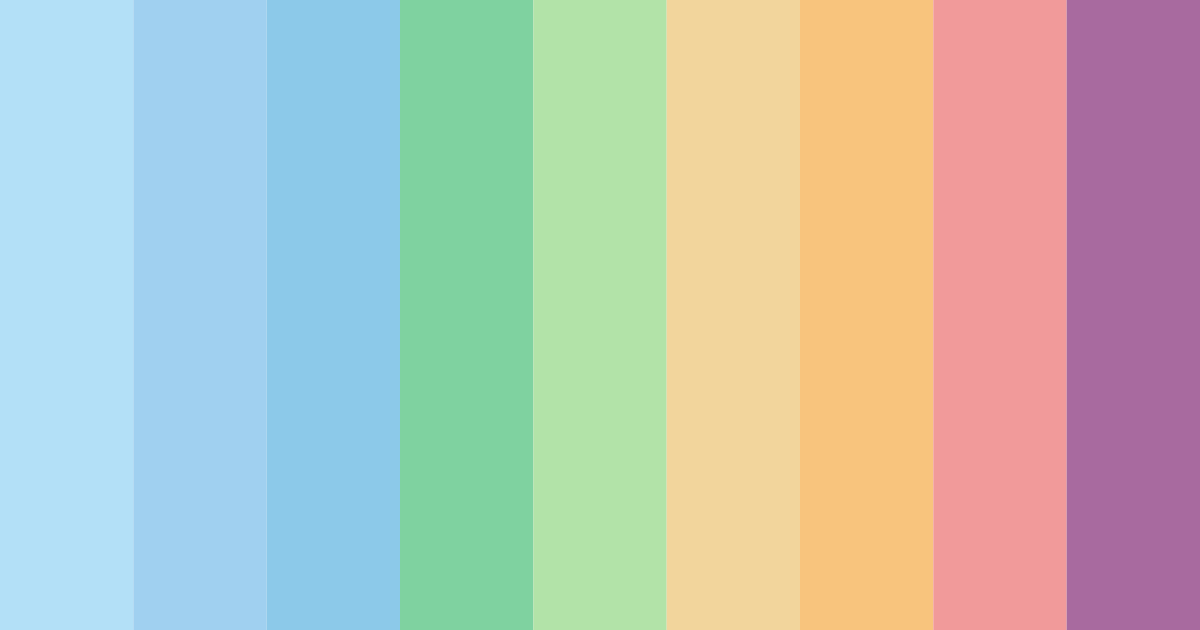 Download serene pastels color palette PNG image (landscape)