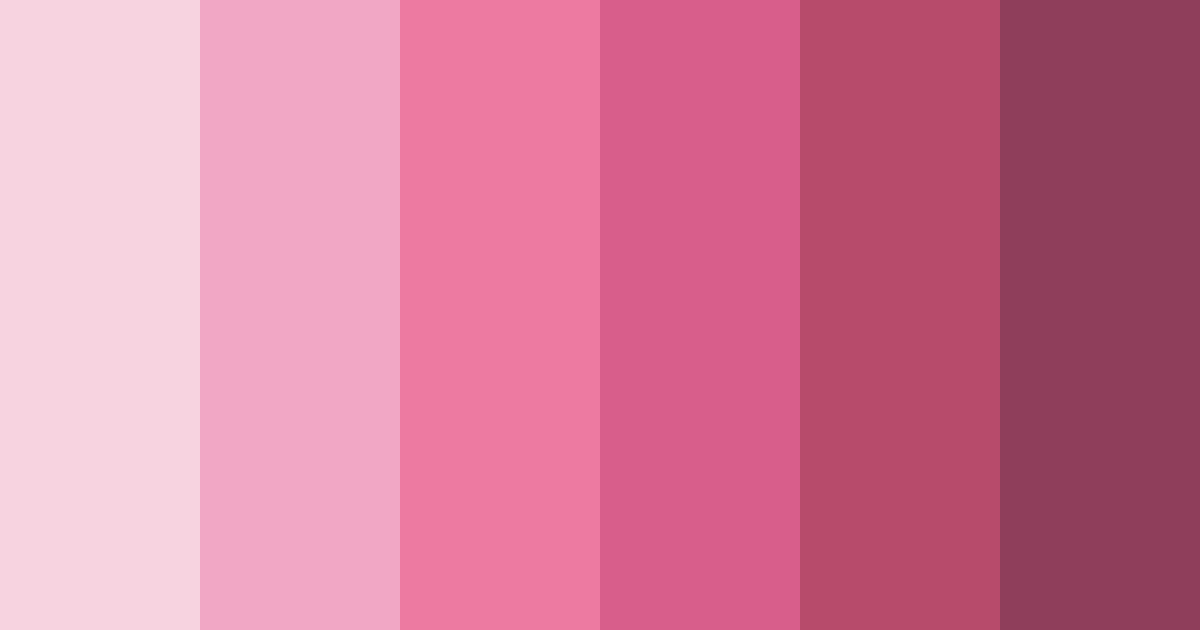 Download pink vibes color palette PNG image (landscape)