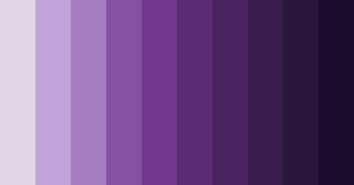 Download purple night color palette PNG image (landscape)