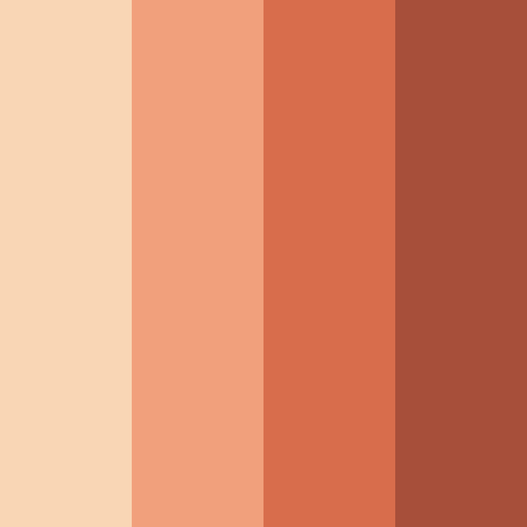 Download orange crayfish color palette PNG image (square)