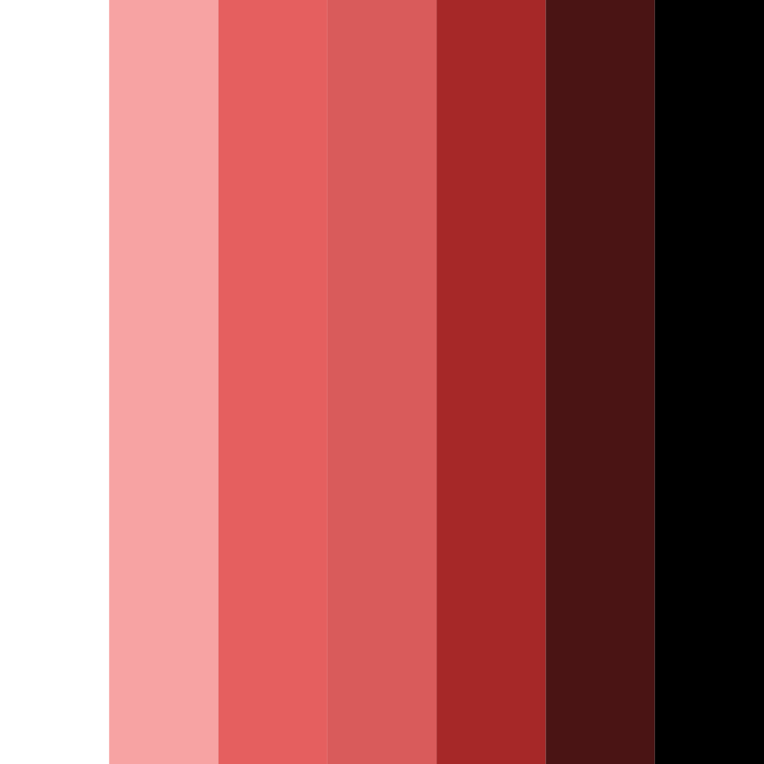 Download crimson shadows color palette PNG image (square)