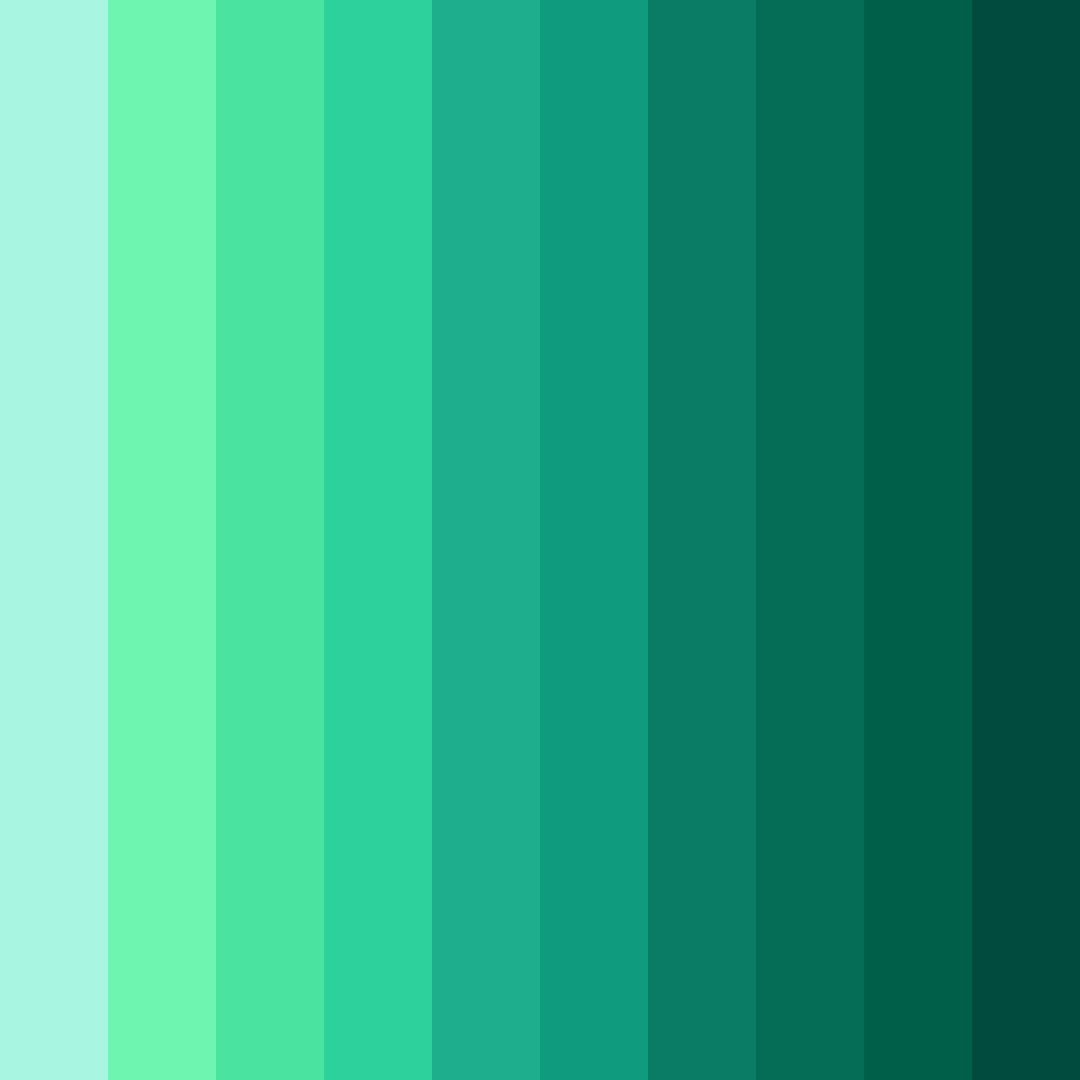 Download neon oasis color palette PNG image (square)