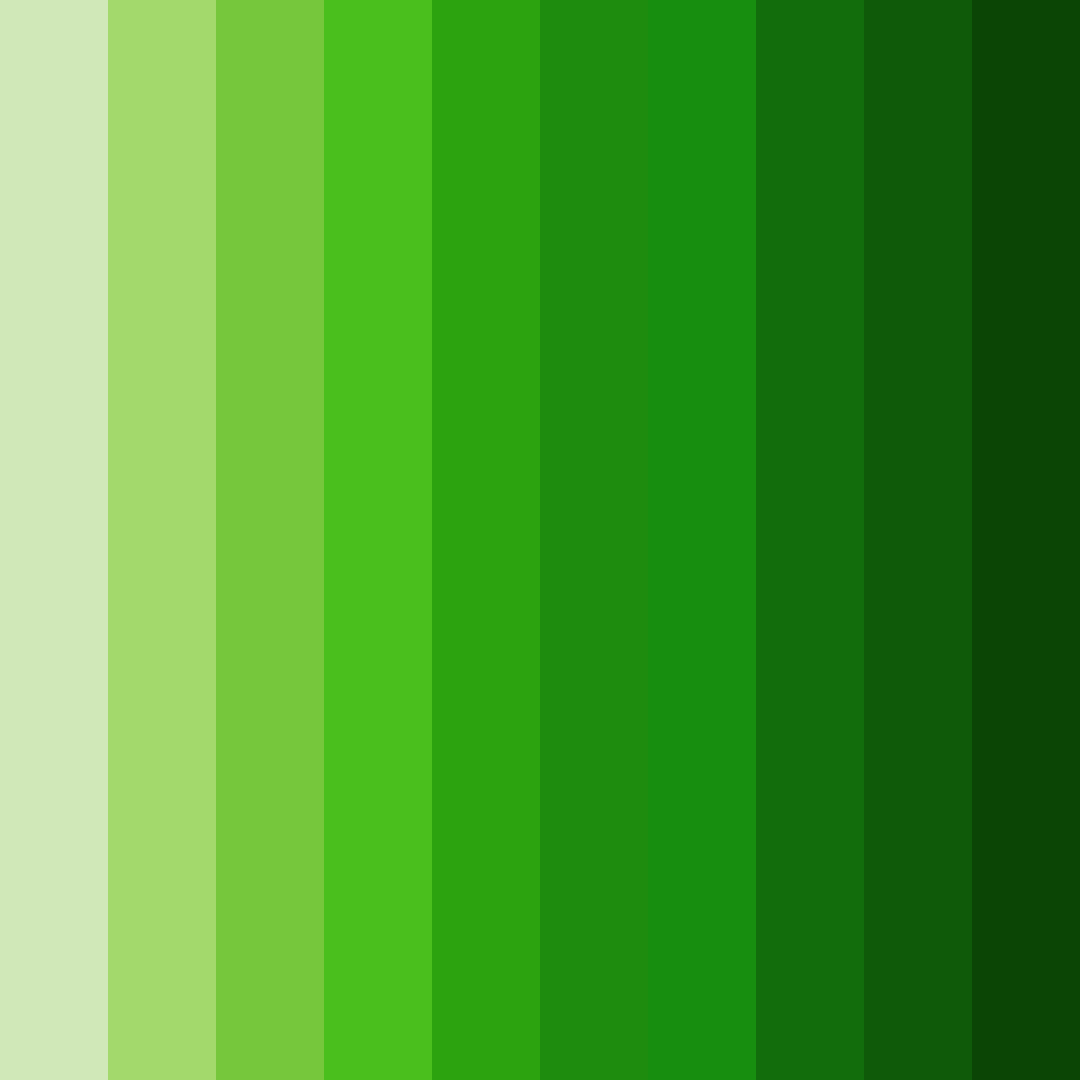 Download neon green dream color palette PNG image (square)