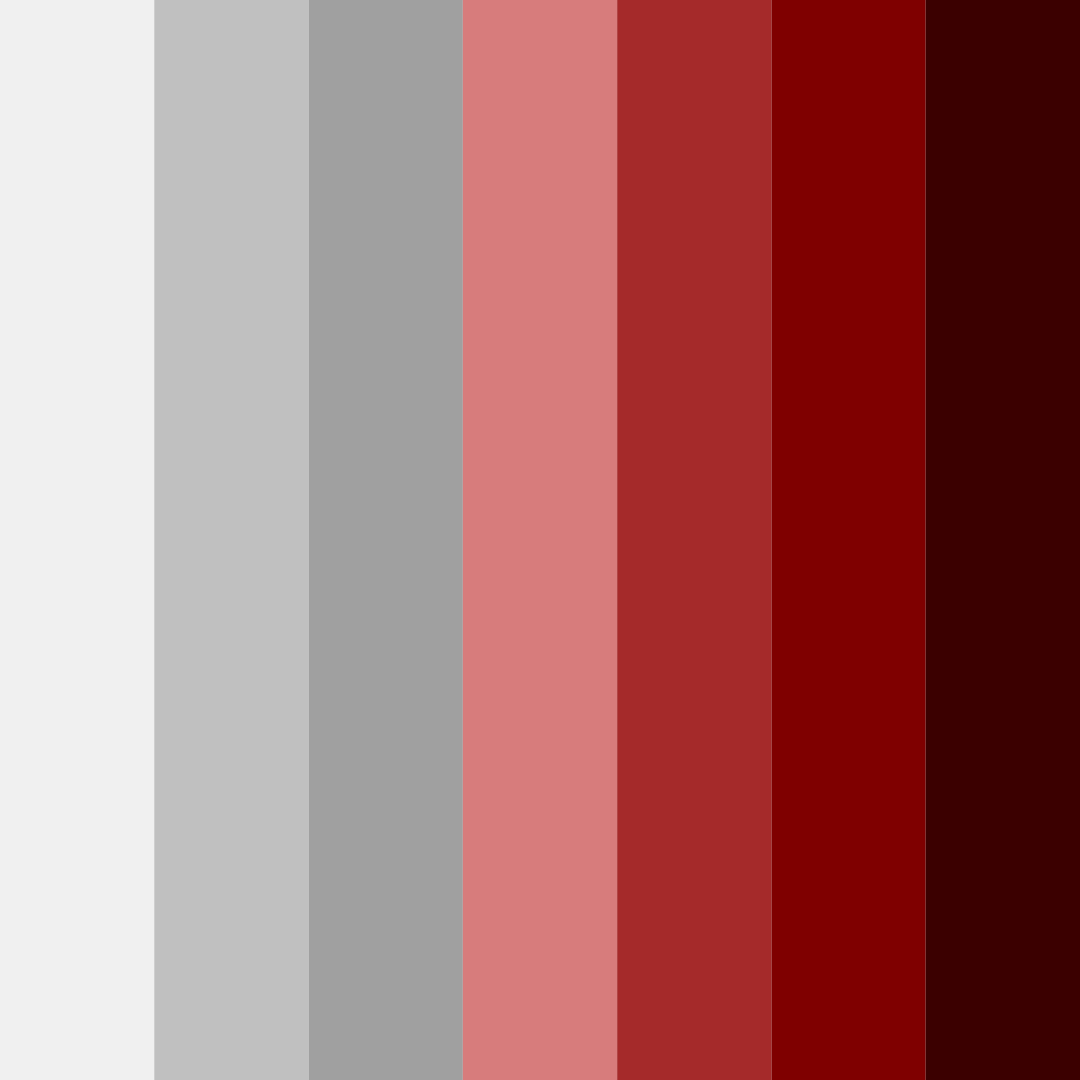 Download shades of black and red color palette PNG image (square)
