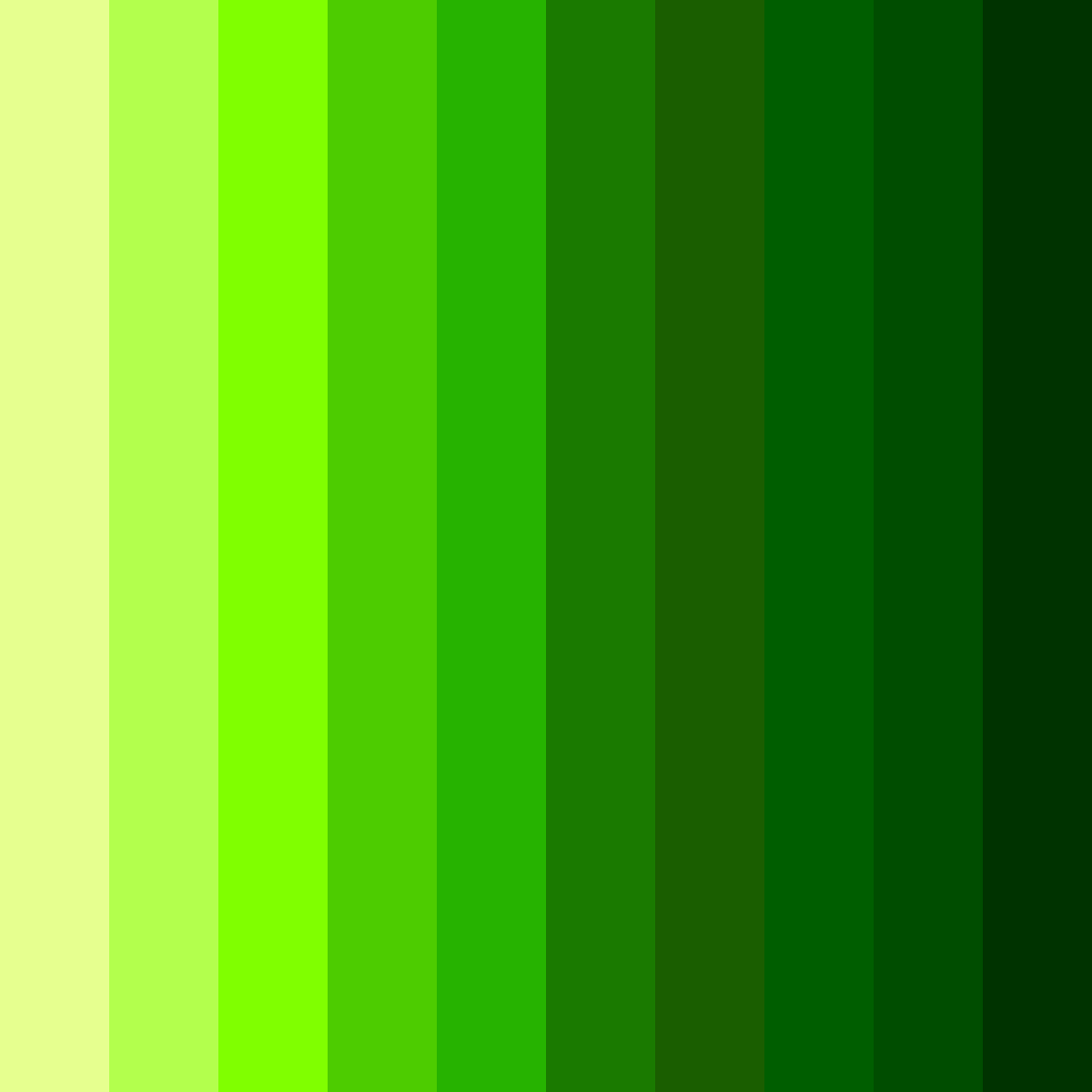 Download luminous lime burst color palette PNG image (square)