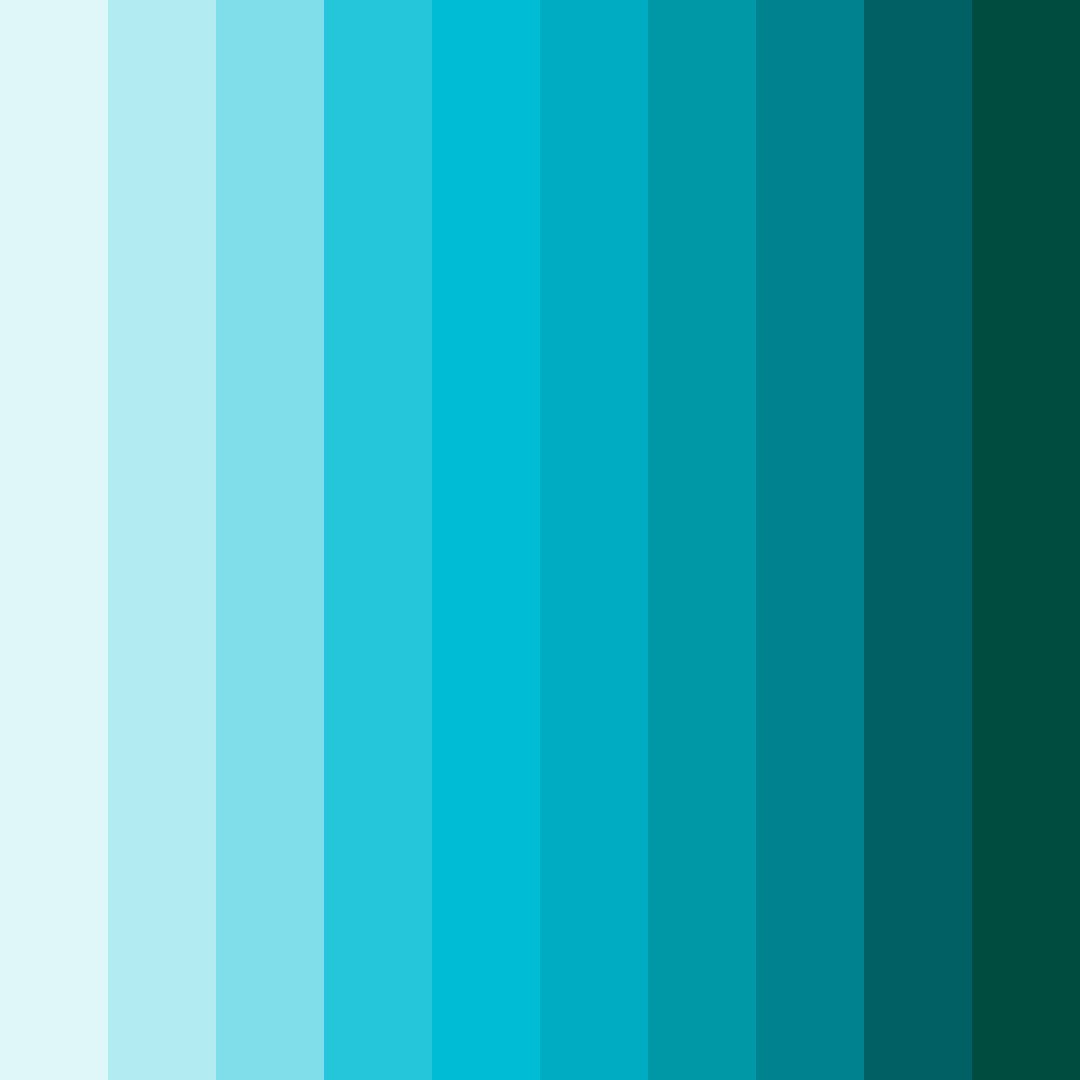 Download aqua surge color palette PNG image (square)