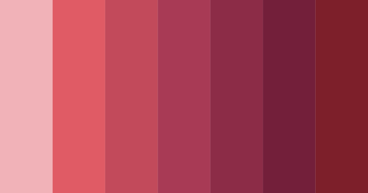 Download crimson dusk color palette PNG image (landscape)