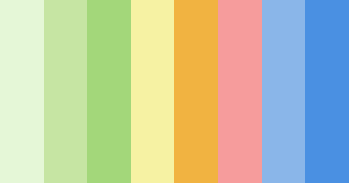 Download sunshine serenade color palette PNG image (landscape)
