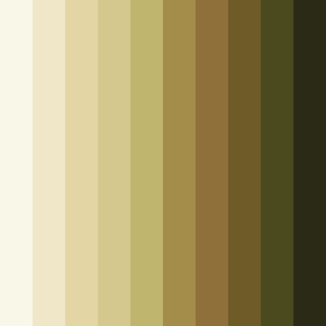 Download earthy brown color palette PNG image (square)