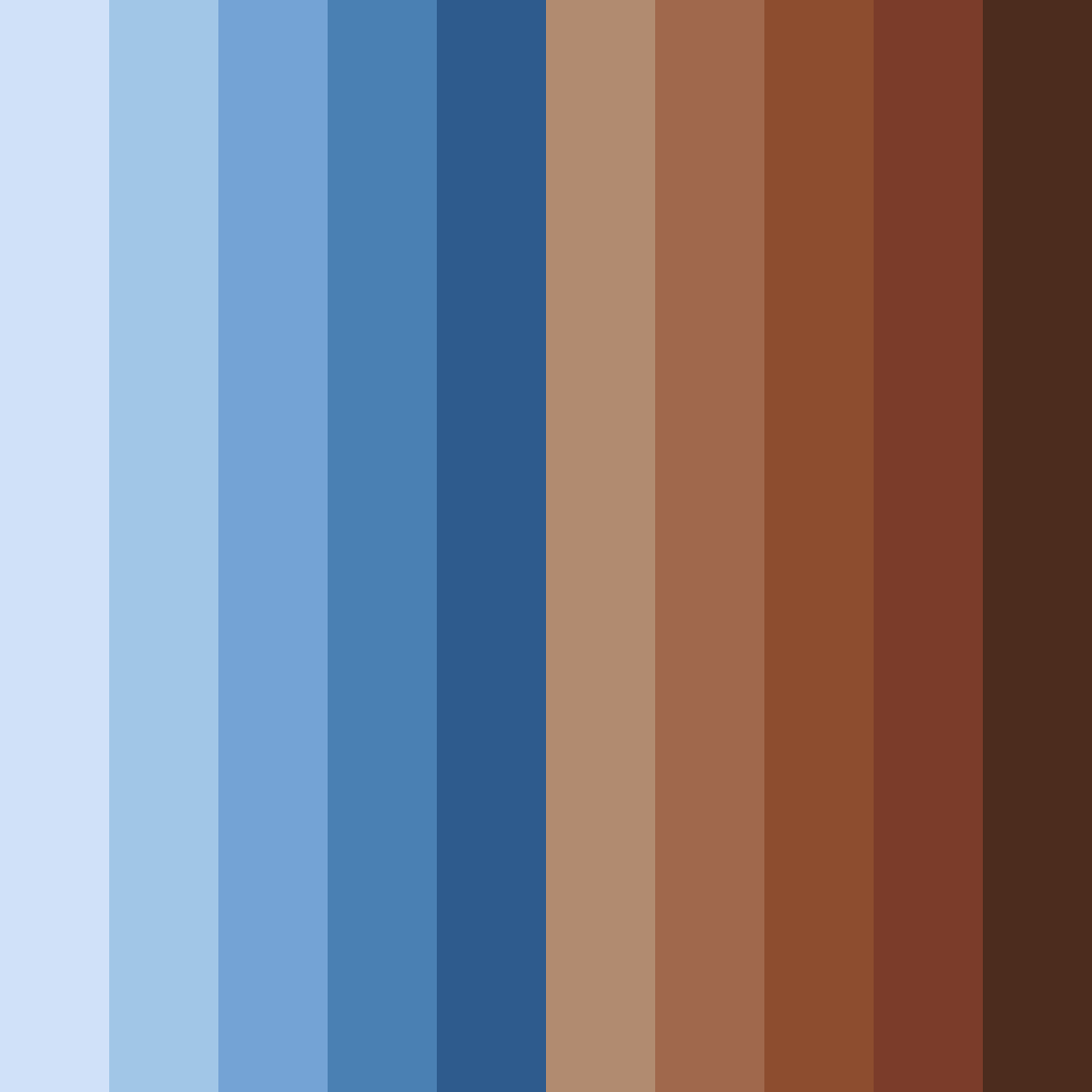 Download coastal harmony color palette PNG image (square)