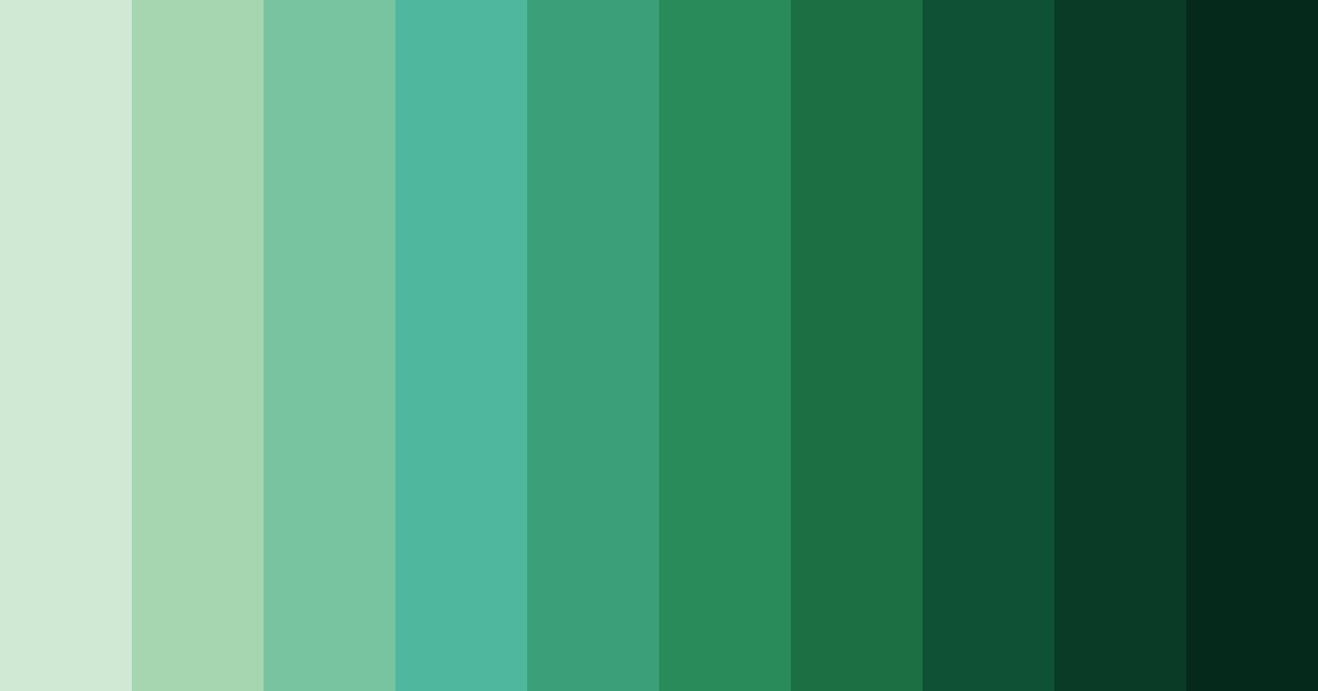 Download green cactus color palette PNG image (landscape)