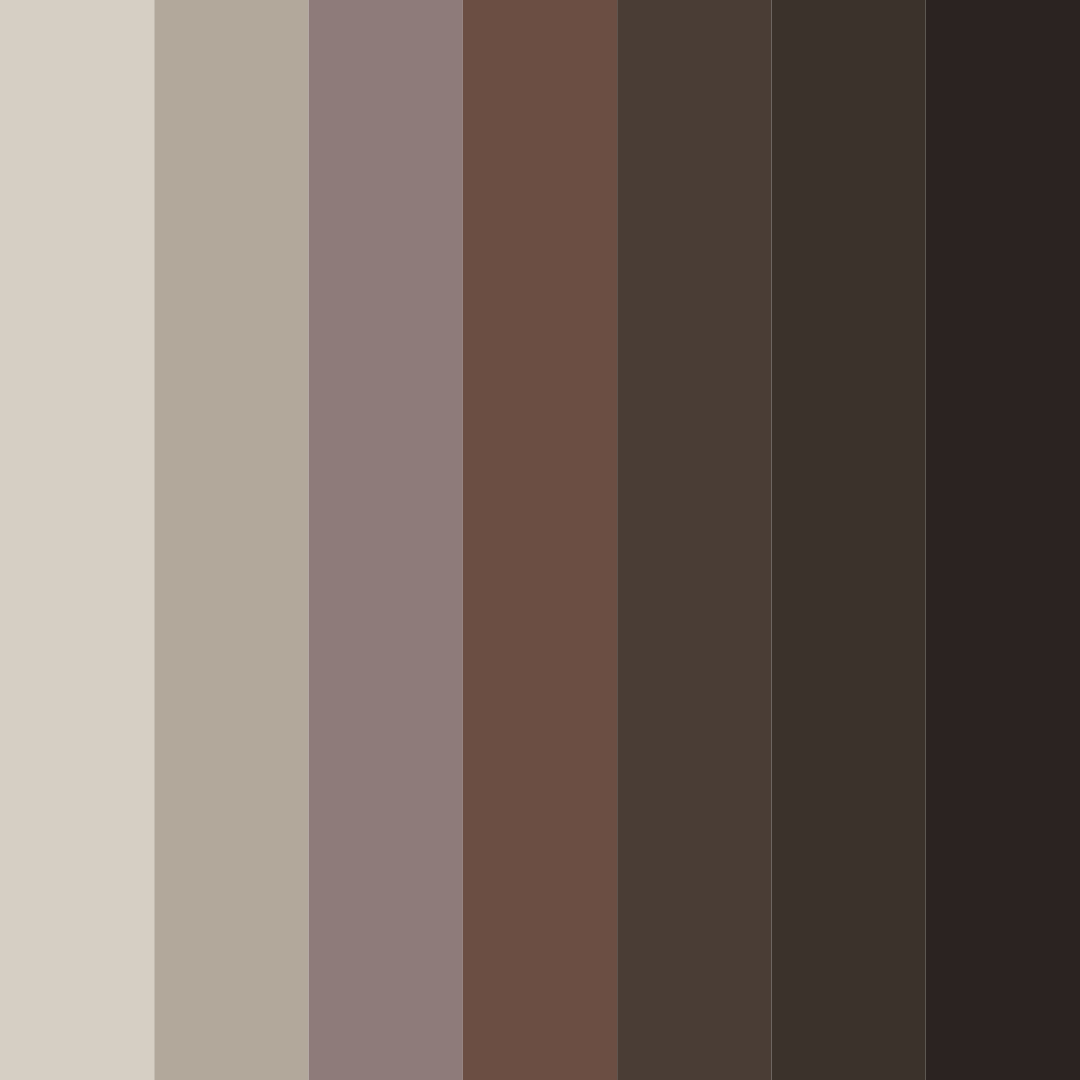 Download earthy embrace color palette PNG image (square)
