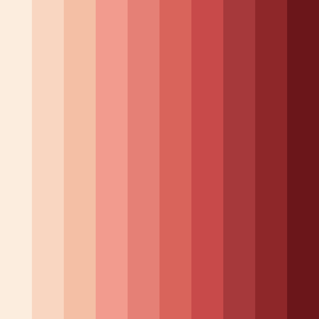 Download blushing crimson harmony color palette PNG image (square)