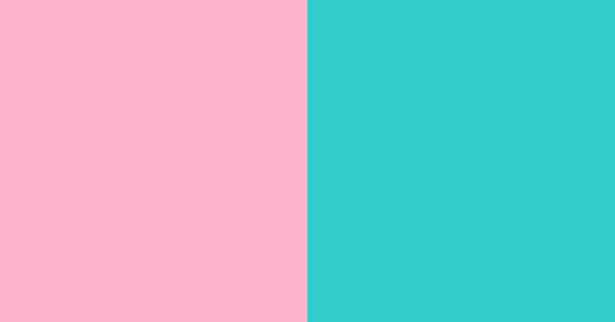 Download pink and teal bliss color palette PNG image (landscape)