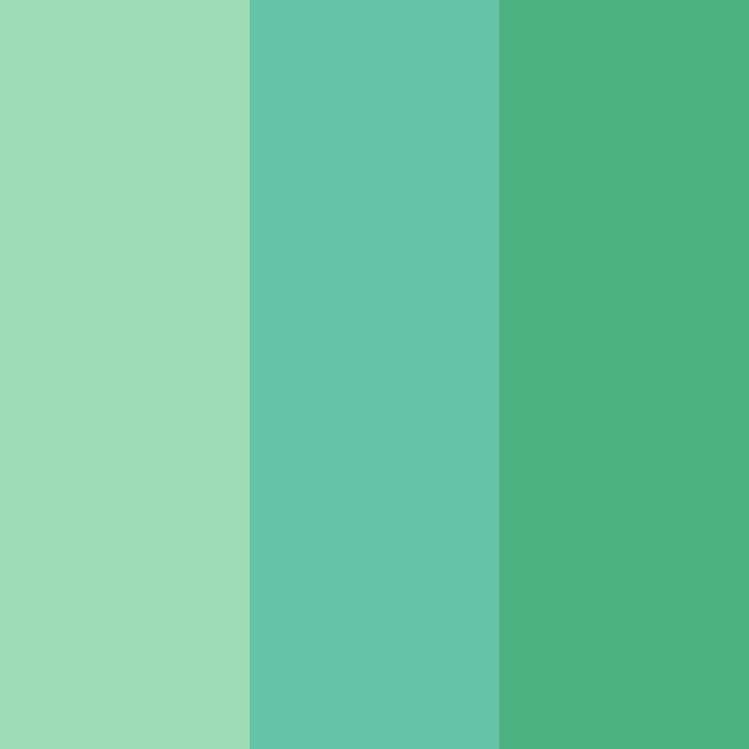 Download green breeze color palette PNG image (square)