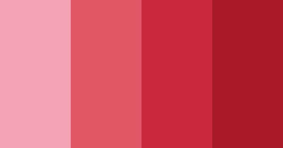 Download crimson blossom color palette PNG image (landscape)