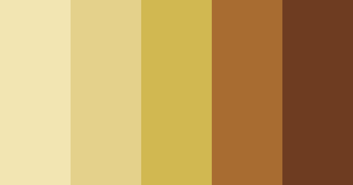 Download golden life color palette PNG image (landscape)