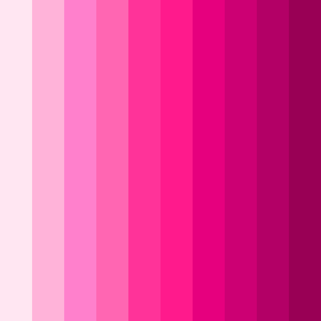 Download pink serenade color palette PNG image (square)
