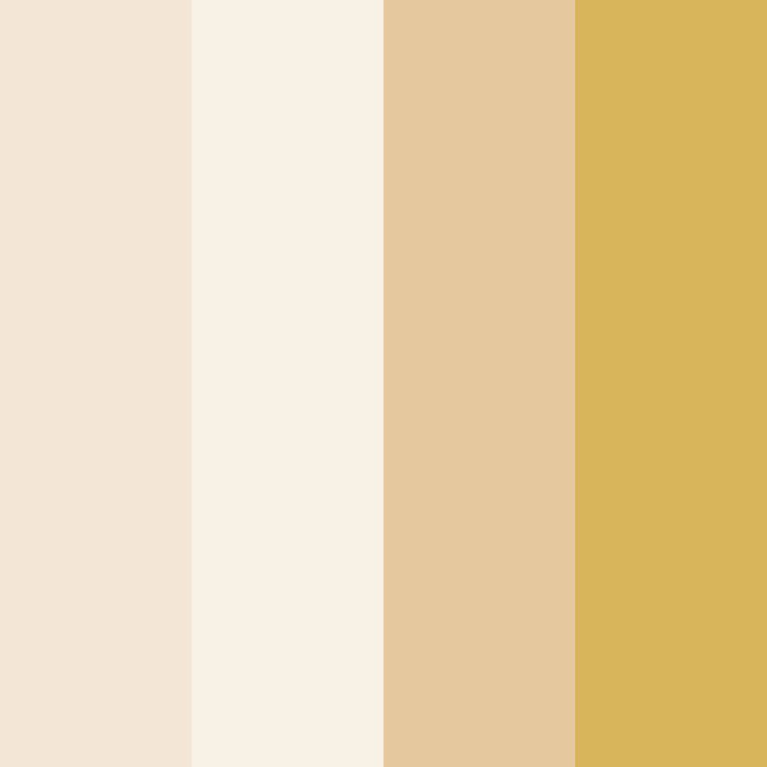 Download warm beige color palette PNG image (square)