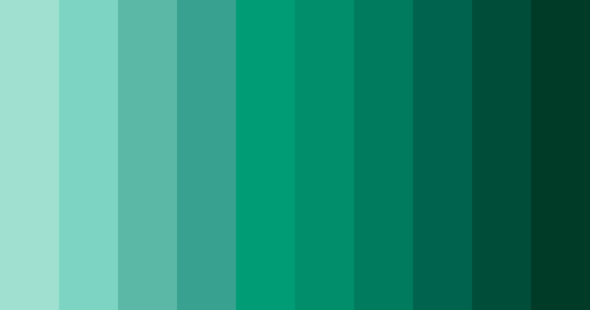 Download tropical cascade color palette PNG image (landscape)