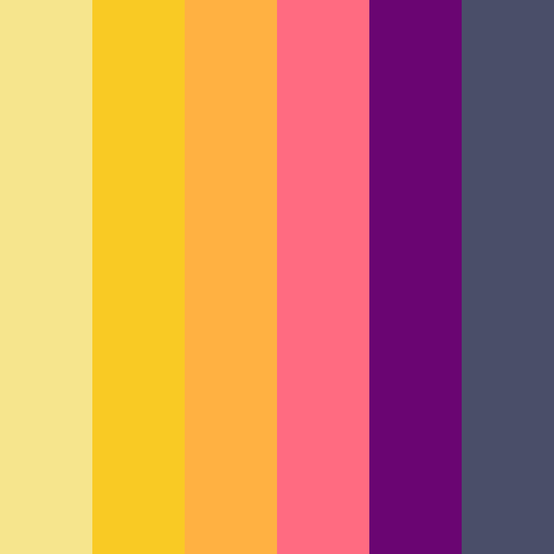 Download purple sunburst color palette PNG image (square)