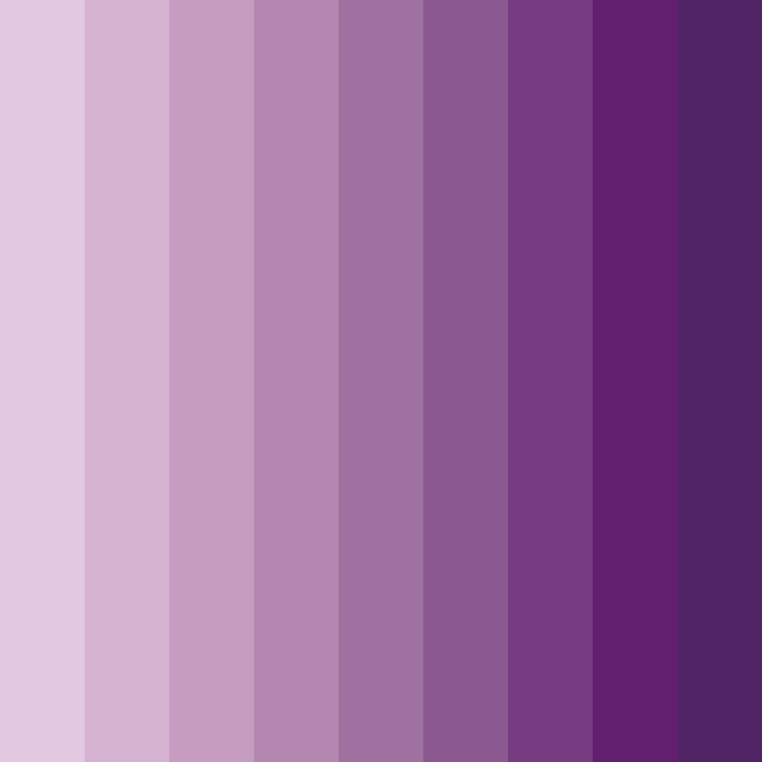 Download mystic orchid dream color palette PNG image (square)